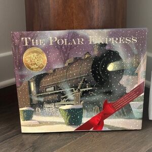 The Polar Express hardcover book w/keepsake ornament & audio read by Liam Neeson